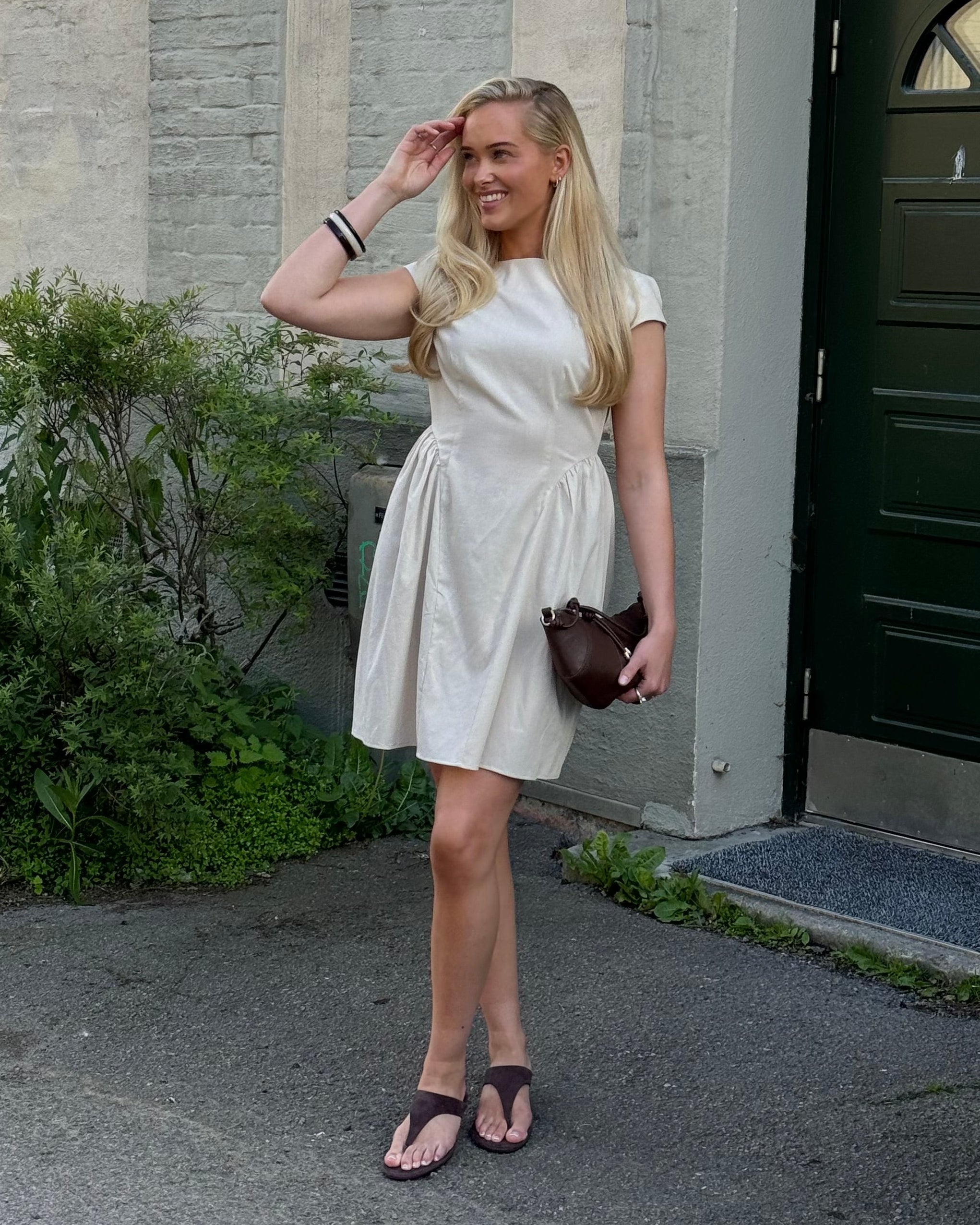 VMNADI DRESS - Oatmeal